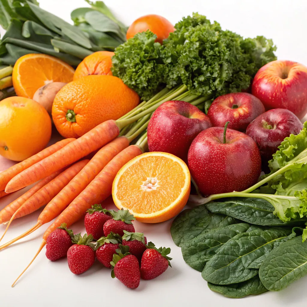 A variety of fresh produce